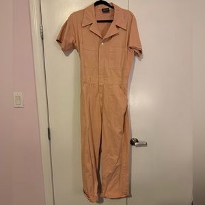 Big Bud Press Dusty Rose Short Sleeve Jumpsuit!